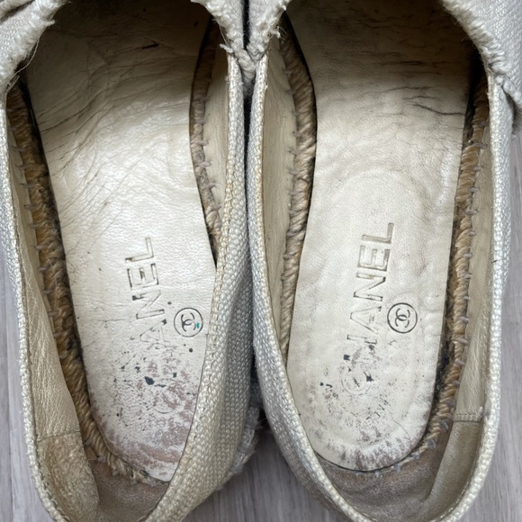 CHANEL USED Espadrilles size 38 beige - Picture 9 of 16